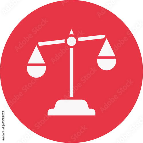 Bailiff glyph circle icon