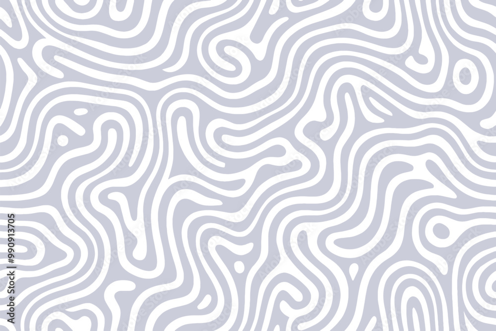 A minimalist abstract pattern featuring a series of intertwining white lines on a light gray background A minimalist abstract pattern featuring a series of intertwining white lines on a light gray background