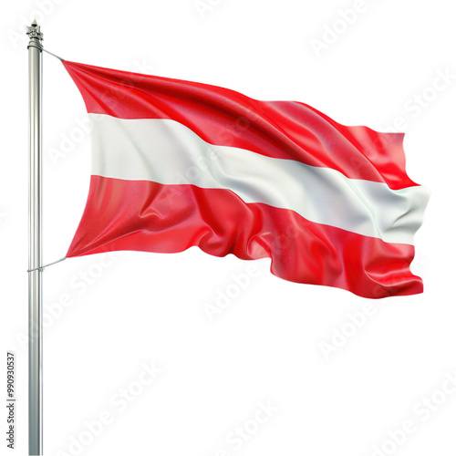 Free Download Waving Austria Flag on Transparent Background - GFXLoad