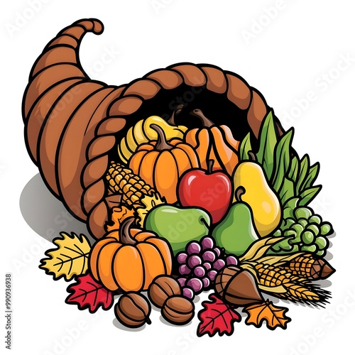 cornucopia illustration photo