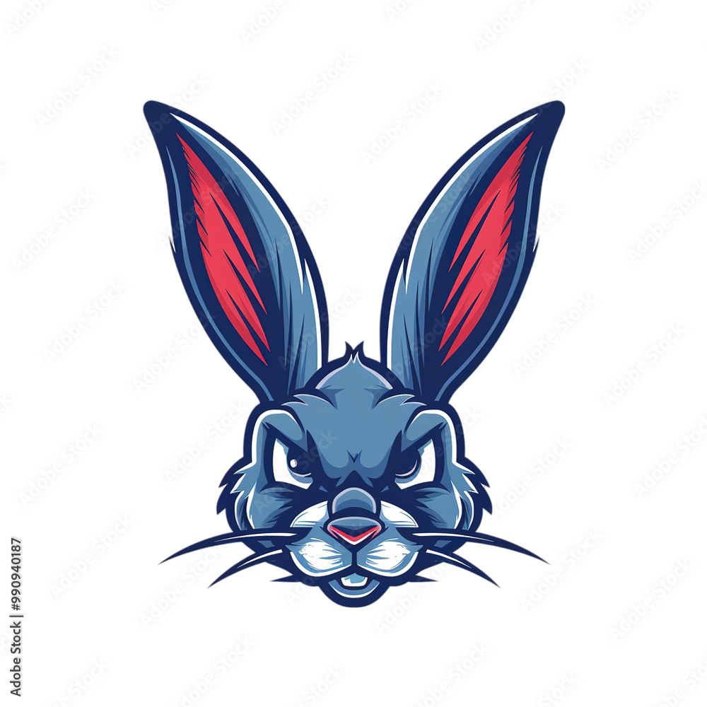 Rabbit Logo on Transparent Background
