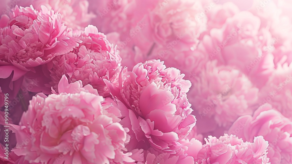 Dreamy Pink Peonies A Soft, Blurred Floral Background With a Romantic, Ethereal Atmosphere Dreamy Pink Peonies A Soft, Blurred Floral Background With a Romantic, Ethereal Atmosphere