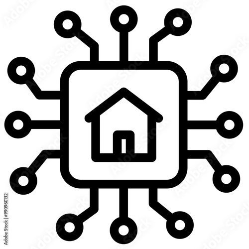 Home Service Icon, home Technology