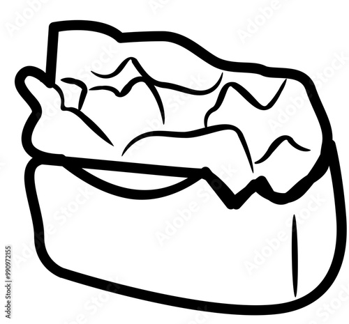 japanese food outline sushi
