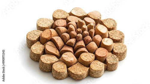 Upcycled Wine Cork Trivet with Natural Textures and Earthy Tones for Sustainable Kitchen Decor