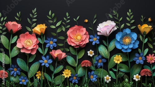 Design black silhouette illustrations of spooky Halloween Peony in set of collection ,with bold lines and simple design, placed on a white background 