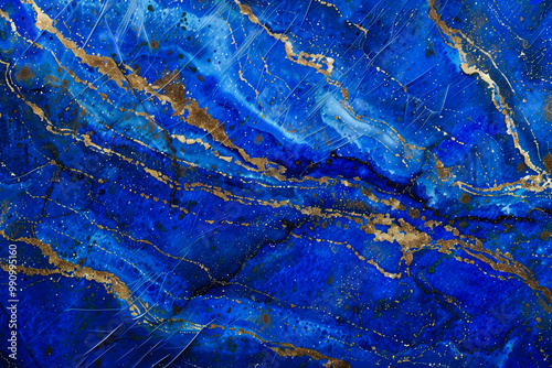 Texture or background of a lapis lazuli stone