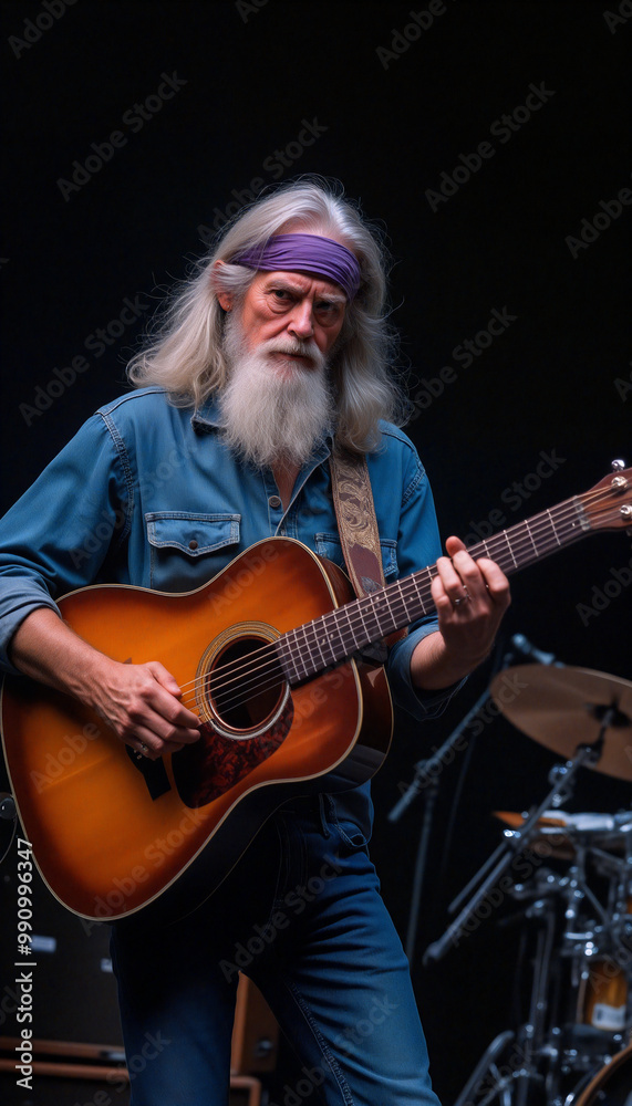 Obraz premium Strumming the Soulful Strings