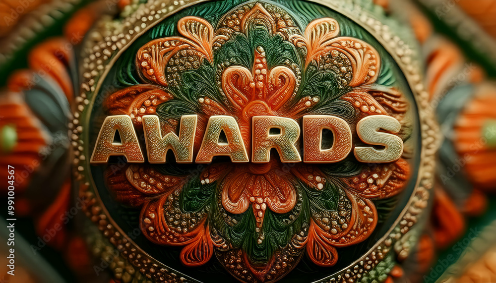 Fototapeta premium Awards word