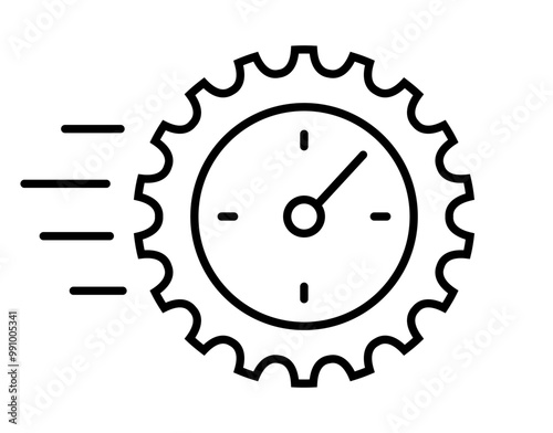 Fast service vector icon