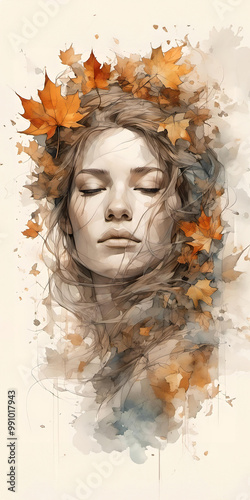 Seasons- Autumn Woman