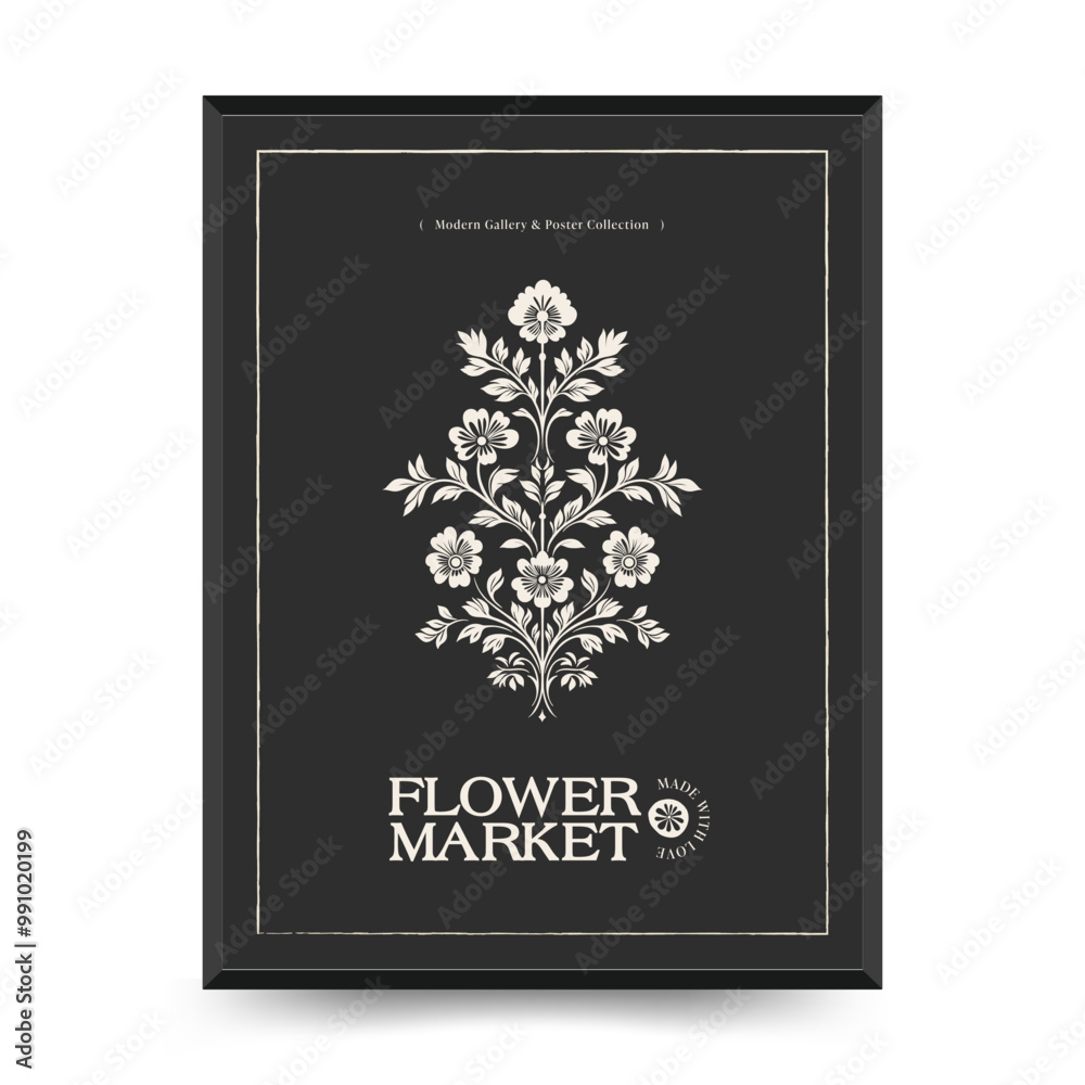 Abstract linocut floral posters template. Modern trendy minimal style. Black and white colors. Magic, mystical. Hand drawn design for wallpaper, wall decor, print, postcard, cover, template, banner. Abstract linocut floral posters template. Modern trendy minimal style. Black and white colors. Magic, mystical. Hand drawn design for wallpaper, wall decor, print, postcard, cover, template, banner.