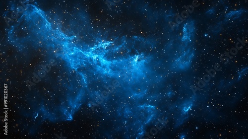 Space Galaxy Night Sky With Cosmic Clouds ,Universe science astronomy. Illustration Background