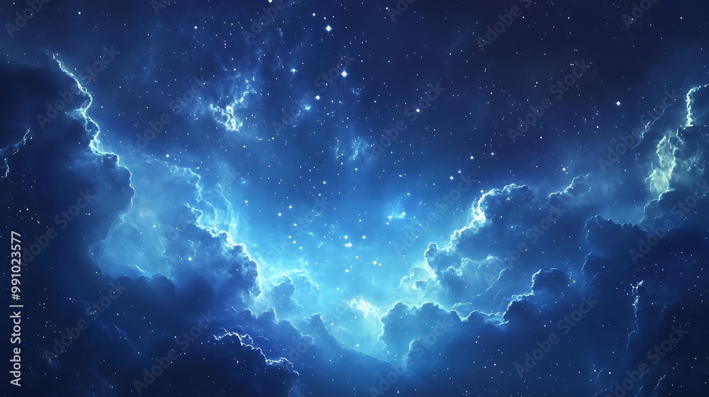 Space Galaxy Night Sky With Cosmic Clouds ,Universe science astronomy. Illustration Background Space Galaxy Night Sky With Cosmic Clouds ,Universe science astronomy. Illustration Background