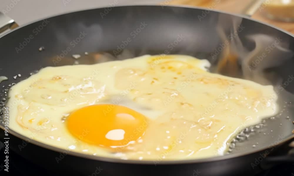 Sunny Side Up: Cooking an Egg with a Runny Yolk