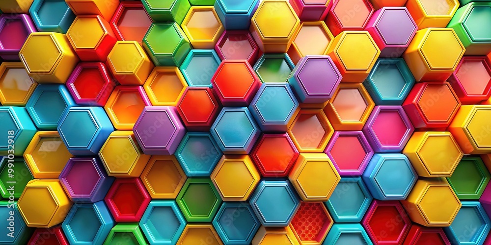Vibrant Honeycomb Geometry Concepts Vibrant Honeycomb Geometry Concepts