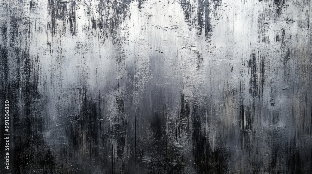 Obraz premium Distressed Silver Metallic Texture Background