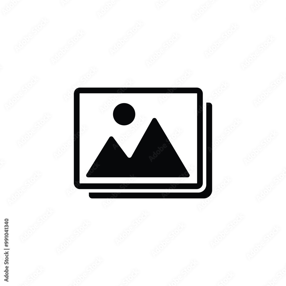 Picture flat vector icon design. Picture symbol and clip art design Picture flat vector icon design. Picture symbol and clip art design