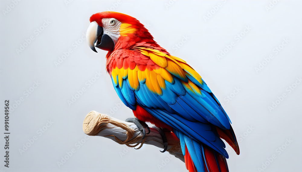 Fototapeta premium blue and yellow macaw