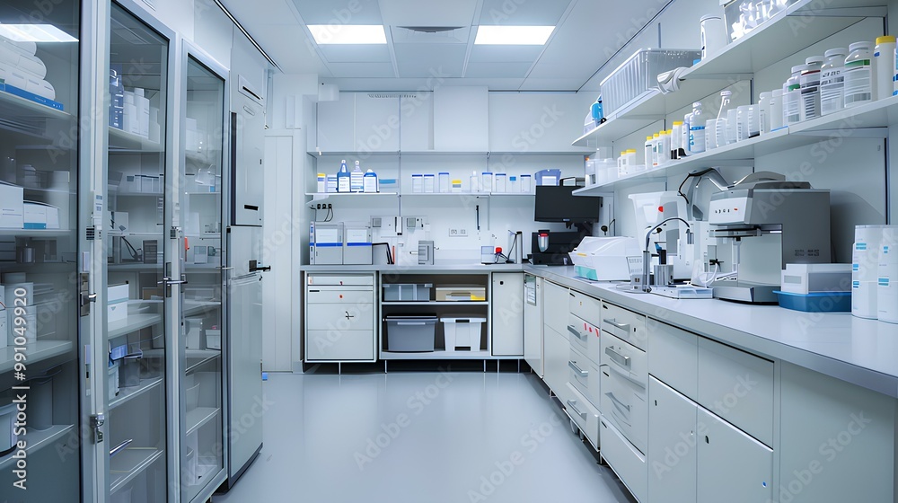 Medical laboratory, medicine production.