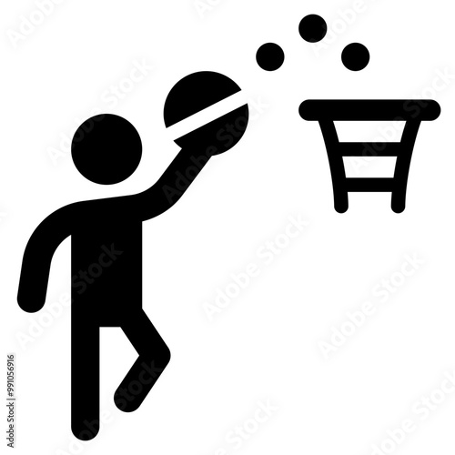 Layup Basketball Icon