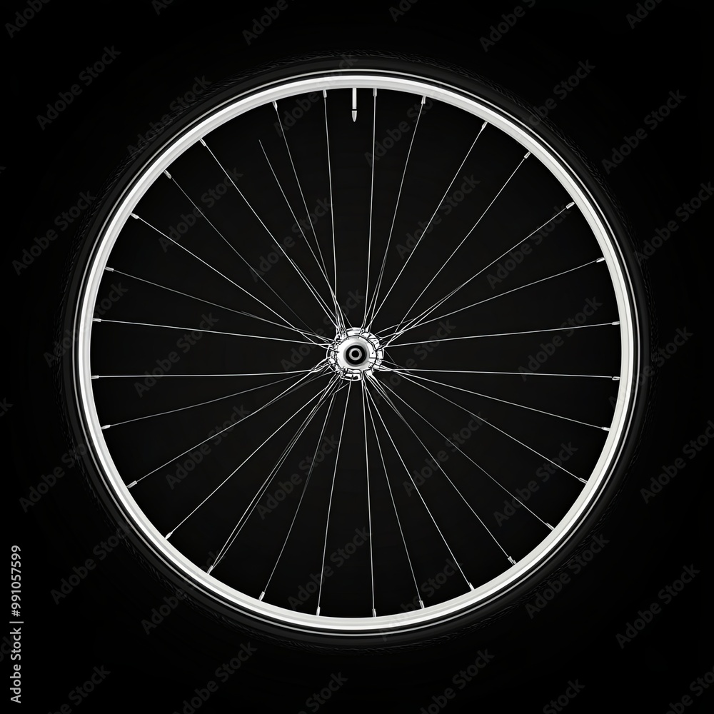 abstract vector illustration isolated eps 10 / bicycle wheel abstract vector illustration isolated eps 10 / bicycle wheel