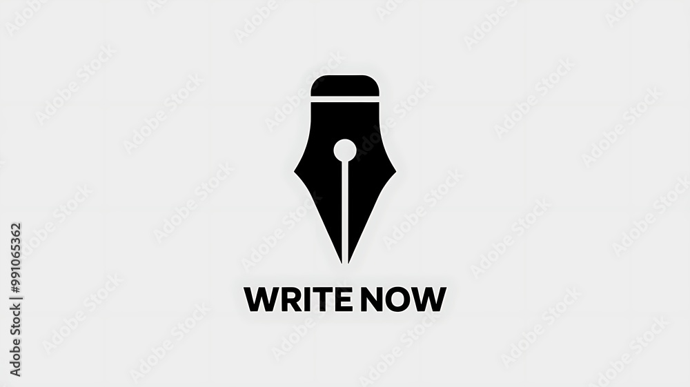 a logo icon design of a pen a logo icon design of a pen
