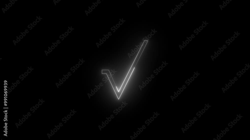 Neon Calculator square root icon glowing black background animation Neon Calculator square root icon glowing black background animation