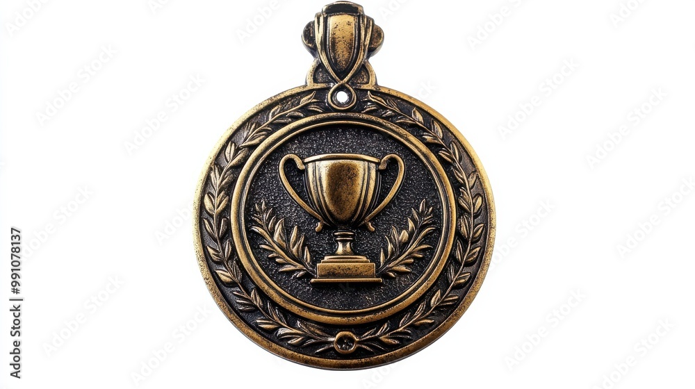 Award Medal on White Background Award Medal on White Background