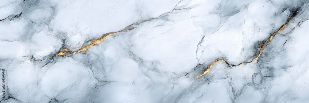 Elegant White Marble with Golden Veins Texture Elegant White Marble with Golden Veins Texture