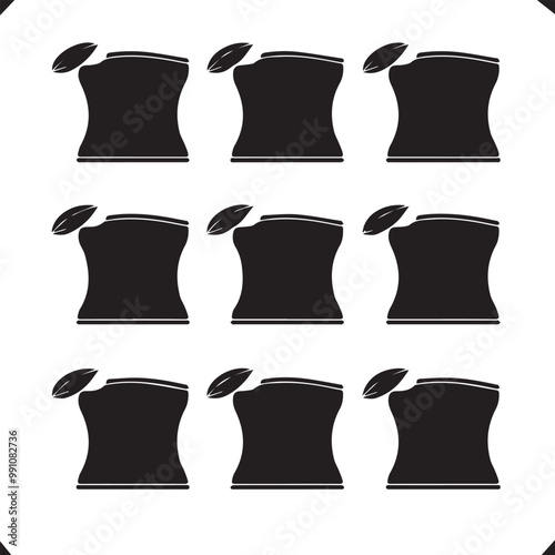 Seamless Pattern of Black Corset Bodices with Decorative Accents, Fashion Apparel Design, Vector Illustration, Textile Print