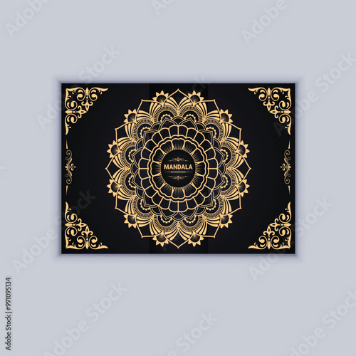 mandala design social media muckup