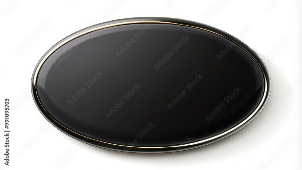 Blank black oval badge for customization and personalization, black, oval, badge, blank, customizable, personalized, isolated Blank black oval badge for customization and personalization, black, oval, badge, blank, customizable, personalized, isolated