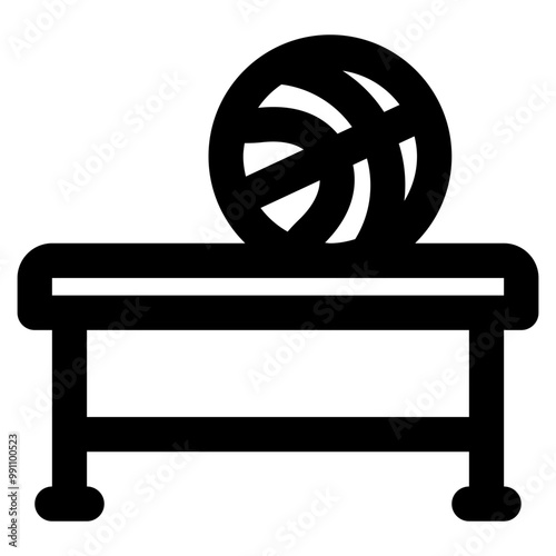 Basketball Bench Icon