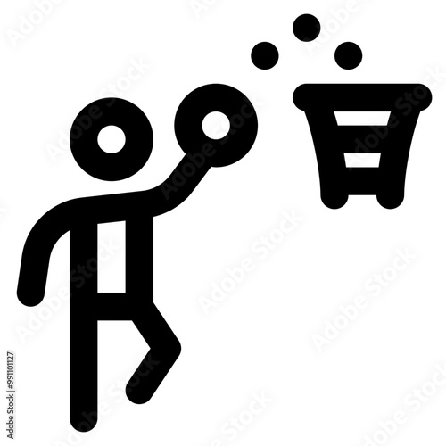 Layup Basketball Icon