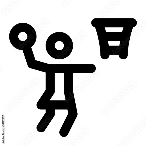 Basketball Player Icon