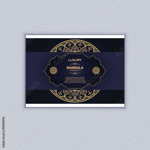 mandala design social media muckup