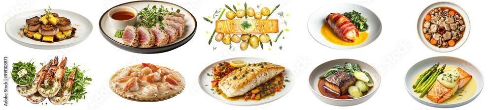 Gourmet Dishes Plated Beautifully Gourmet Dishes Plated Beautifully