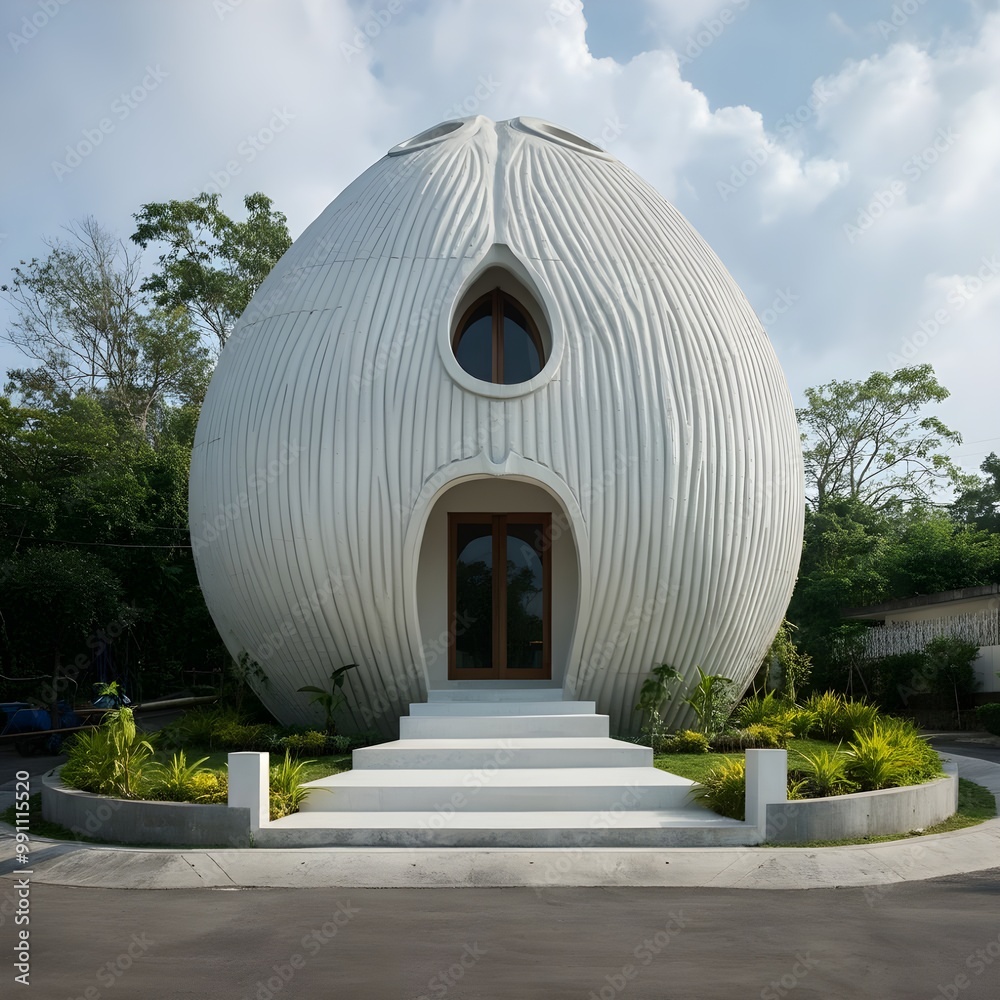 Obraz premium spherical house design