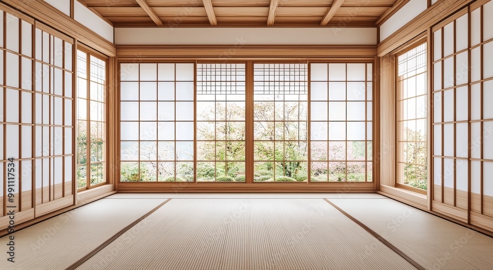 It is designed in the Japanese style with a spacious layout and natural lights. It is designed in the Japanese style with a spacious layout and natural lights.