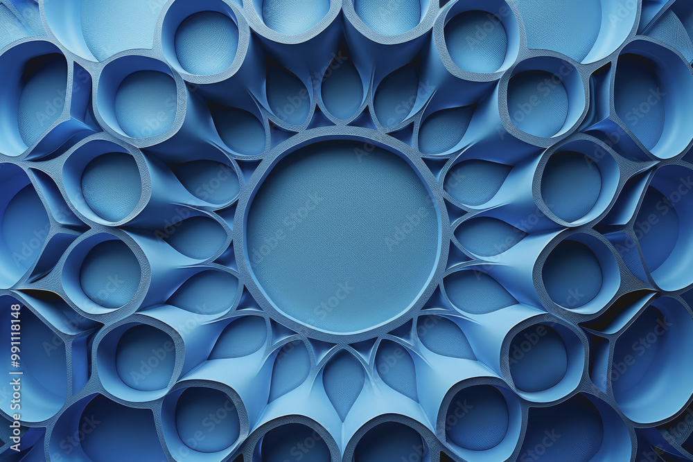 Abstract Islamic design background, bright blue color palette. Abstract Islamic design background, bright blue color palette.