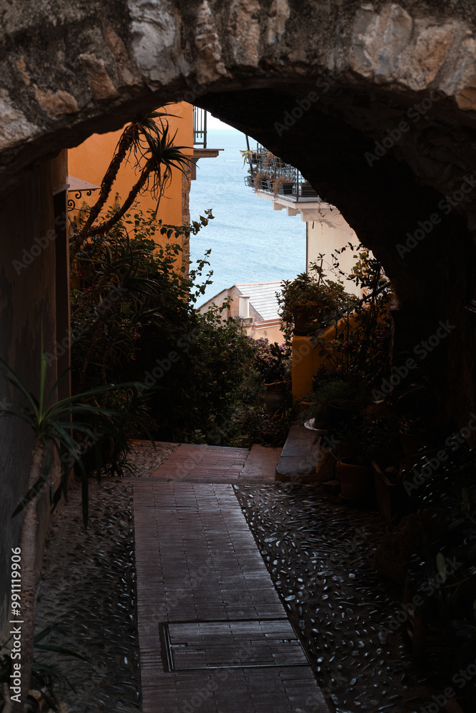 Foto scattata nel centro storico di Cervo.