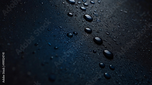 Blue dark gradient background. 