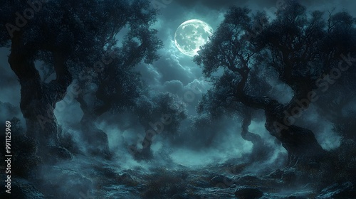 Wallpaper Mural "Ominous Eyes in the Forest Shadows"
 Torontodigital.ca