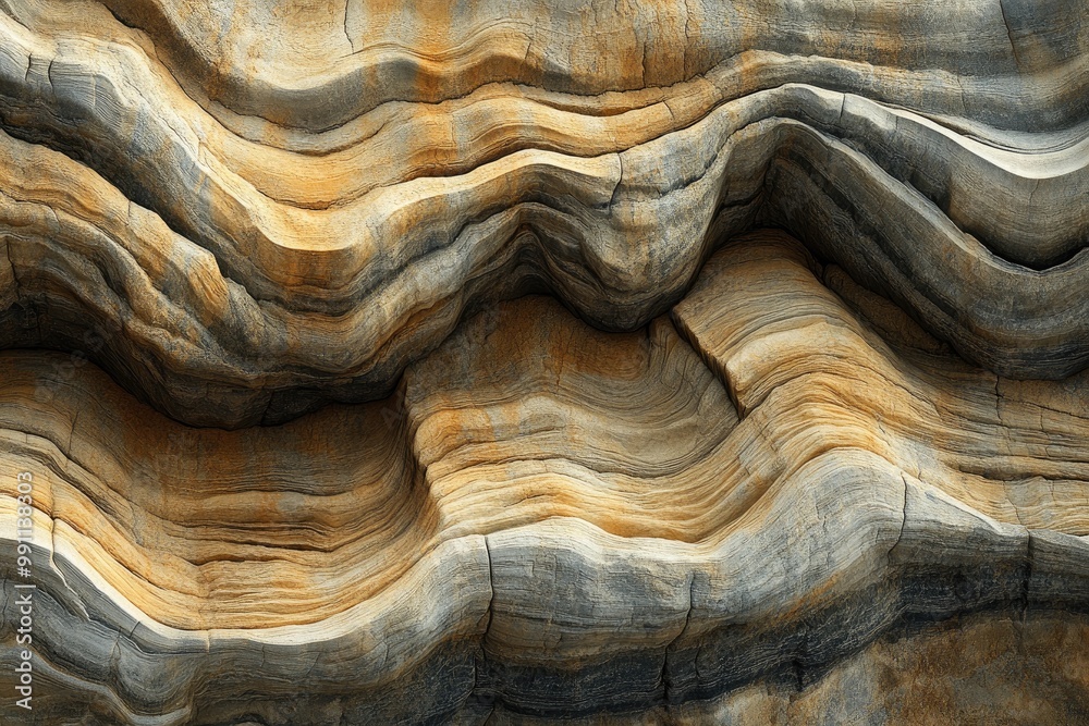 Erosion worn canyon texture with dramatic layers of stone carved by wind and water Erosion worn canyon texture with dramatic layers of stone carved by wind and water