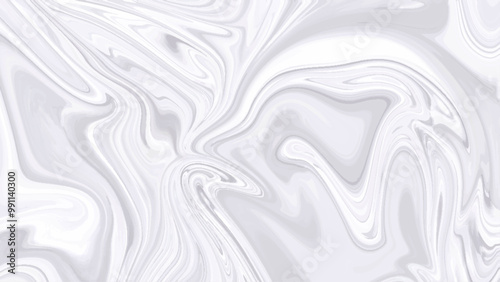 Seamless pattern with liquid and fluid marble texture vector. Abstract white, gray marble background. Fancy liquify.