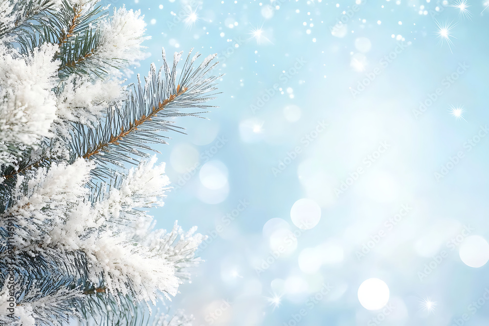 Luxurious Sky Blue New Year�s Background Luxurious Sky Blue New Year�s Background