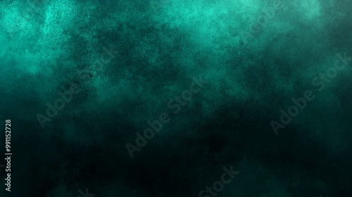 Dark green grunge textured background with black border, old vintage textured design with blank space for text or image