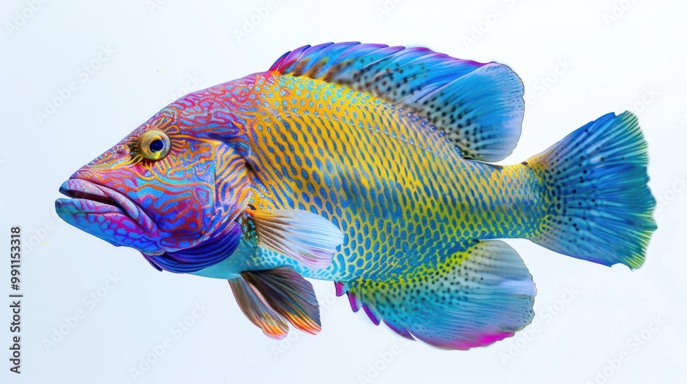 Fototapeta premium Colorful Fish Portrait