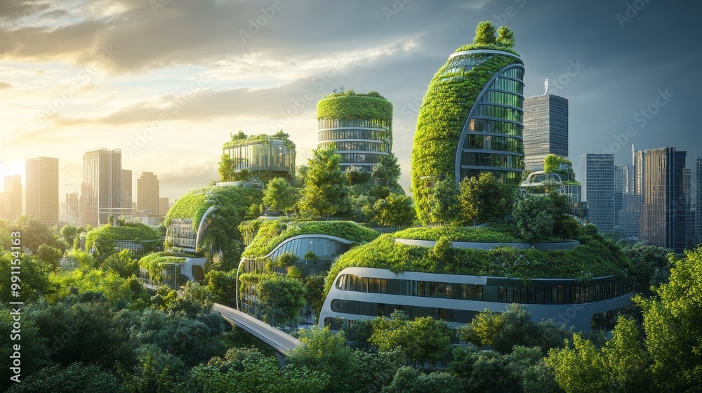Futuristic Eco-friendly Urban Planning: Sustainable Smart City with AI ...